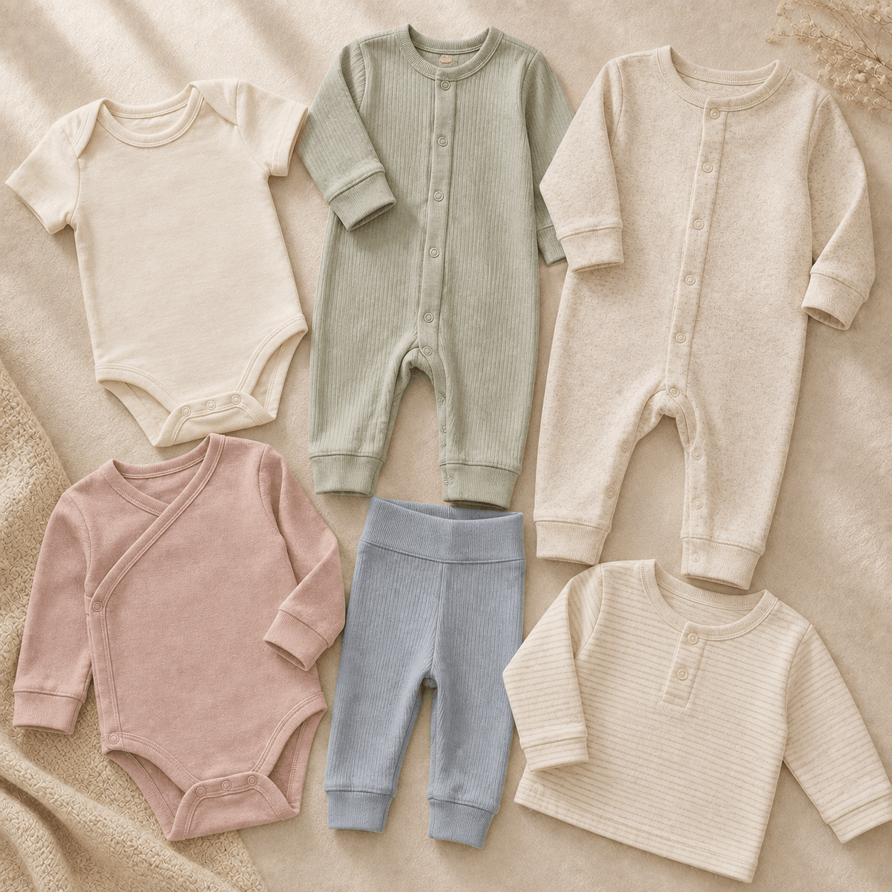 Private label knitted babywear manufacturing collection in India