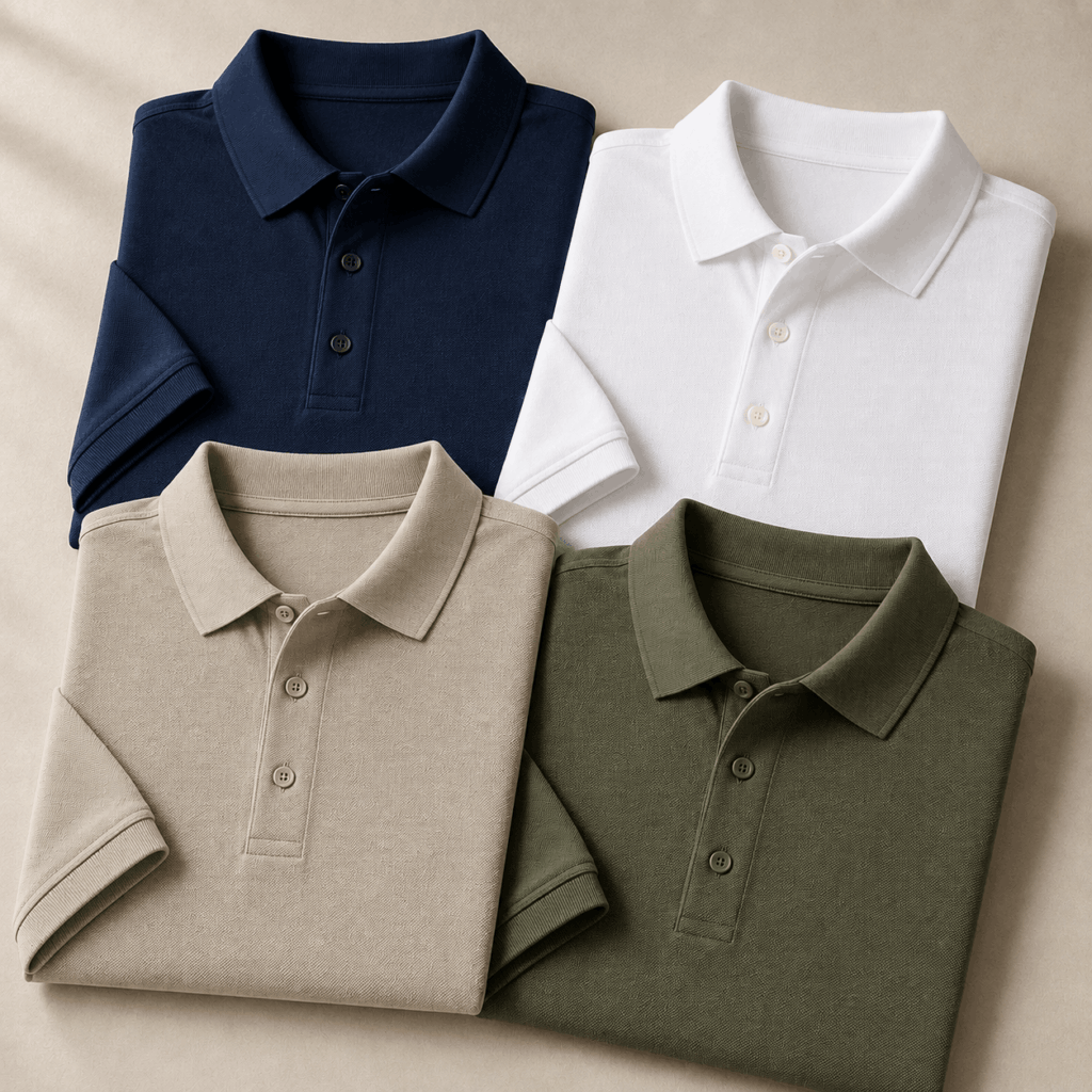 Private label polo shirt manufacturing in India for international brands